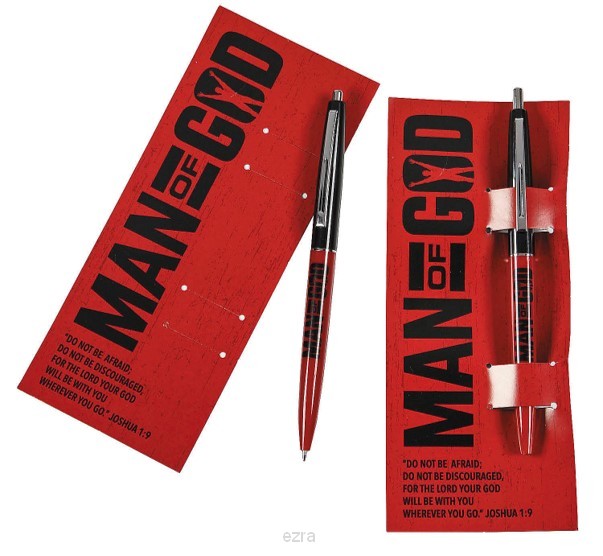 Pen on card Man of God