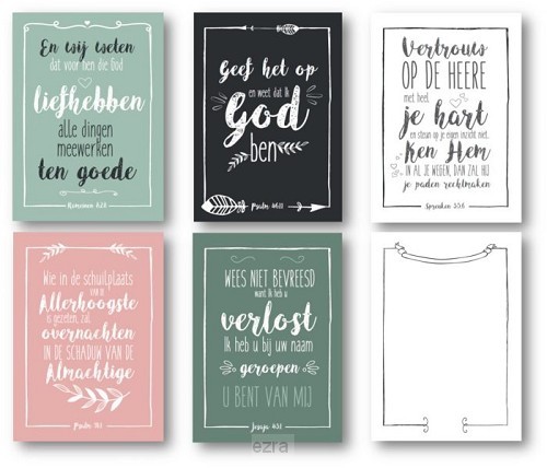 Bemoedigingskaarten HSV a6 set6