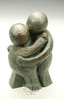 Beeld  8d liefde is hemels 7cm groen