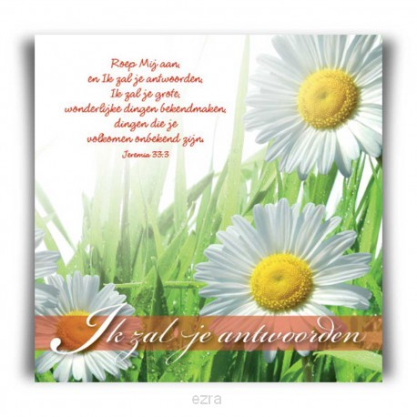 Choice kaartje wie hoopt op de Heer