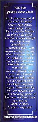 Boekenlegger wat een genade