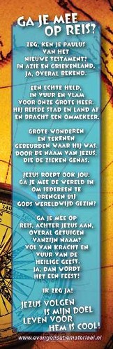 Boekenlegger kind ga je mee op reis