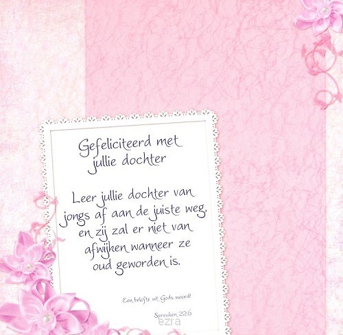 Kaart m env gefeliciteerd met jullie doc