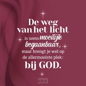 Wk kerst de weg van het licht