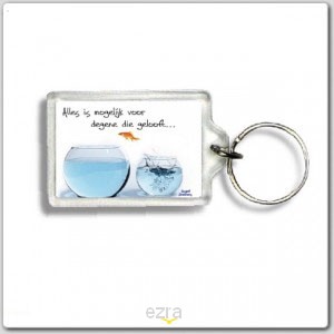 Sleutelhanger alles is mogelijk