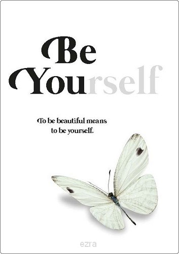 Interieurbord be yourself