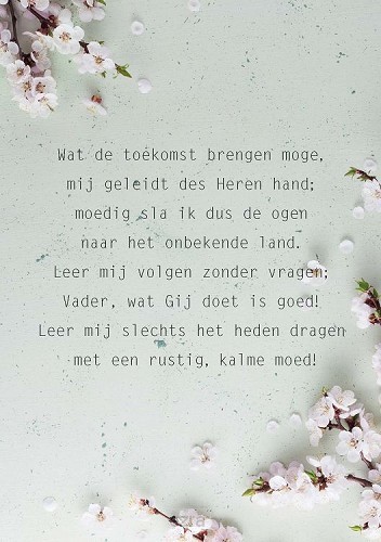 Poster wat de toekomst brenge moge