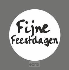 Stickerrol 500 Fijne feestdagen