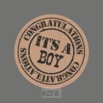 Stickerrol 500 kraft Its a Boy