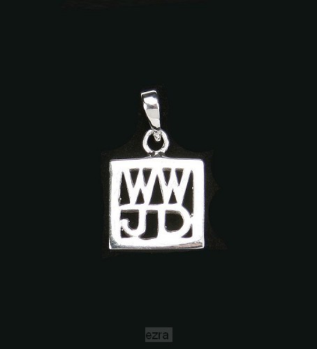Hanger zilver wwjd