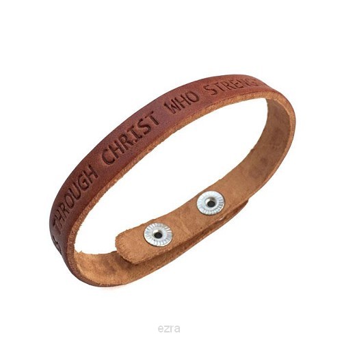 Leather bracelet i can do small 20cm