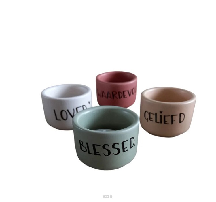 Waxinelichthouder Parel