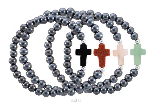 Assorted Hematite cross bracelets