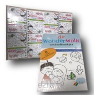 ABC uitdeel kleurboekjes set8