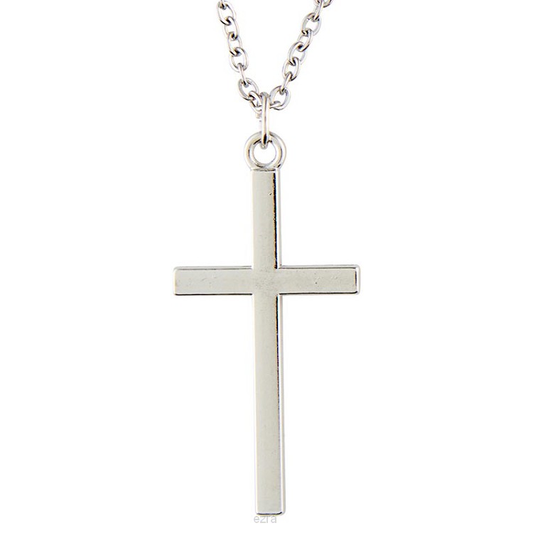 Pendant Cross Silverplated 3,8cm