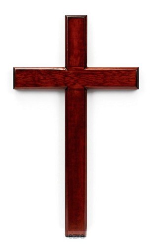 Kruis hang 60cm mahoniehout