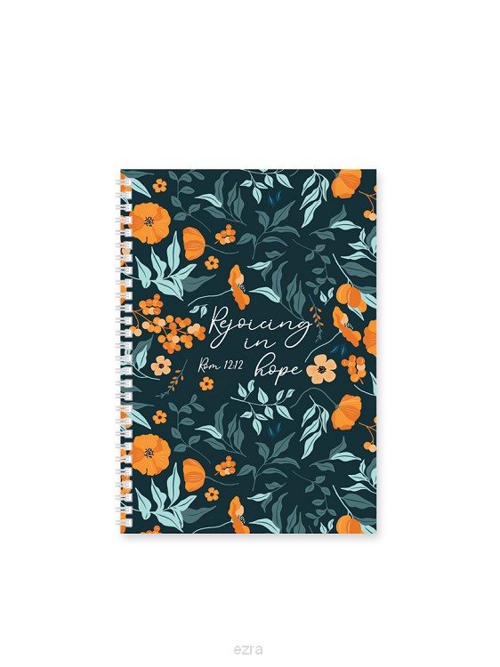 Softcover journal rejoicing in hope