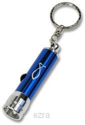 Zaklamp LED/sleutelhanger 6.5cm