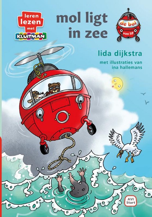 Mol ligt in zee