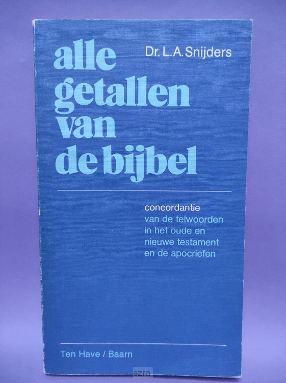 Alle getallen van de Bijbel [2dehands]