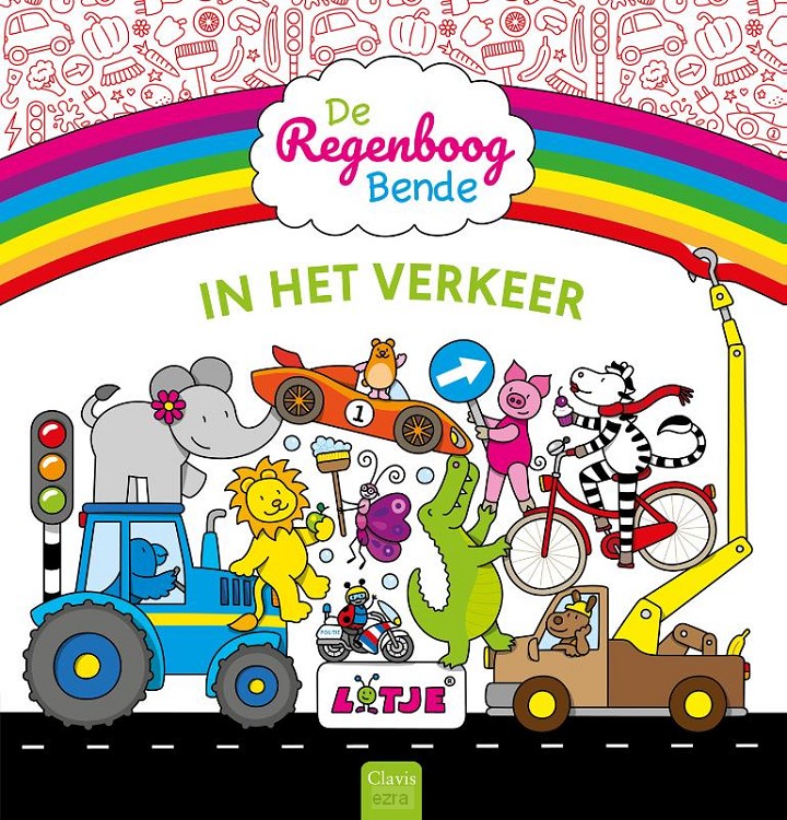 De Regenboogbende in het verkeer