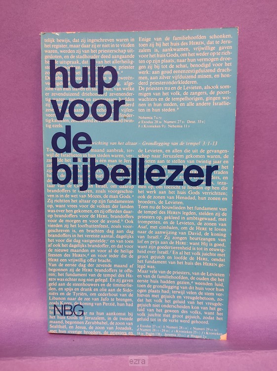 Hulp voor de bijbellezer [2dehands]