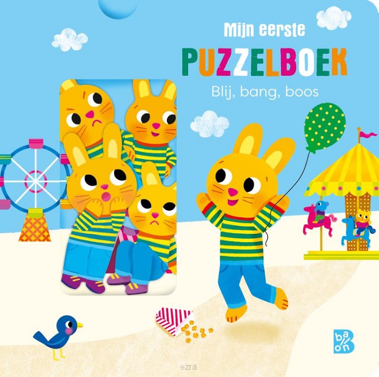 Puzzelboek blij bang boos