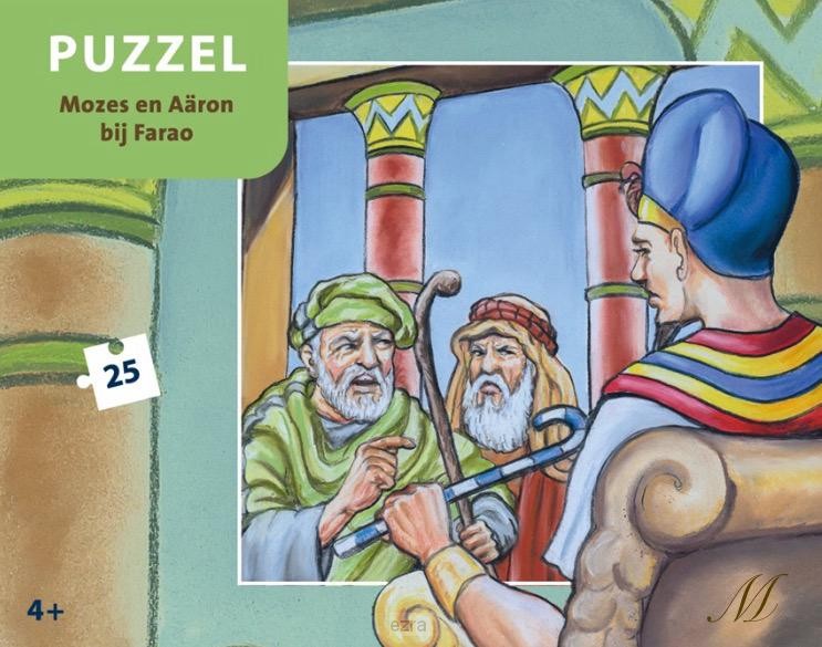 Puzzel mozes en aaron bij farao