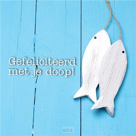 Kaart gefeliciteerd met je doop
