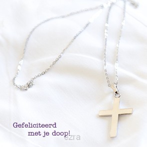 Kaart gefeliciteerd met je doop