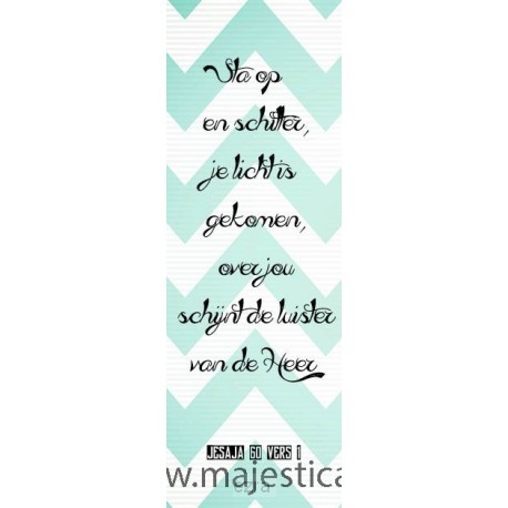 Boekenlegger sta op en schitter