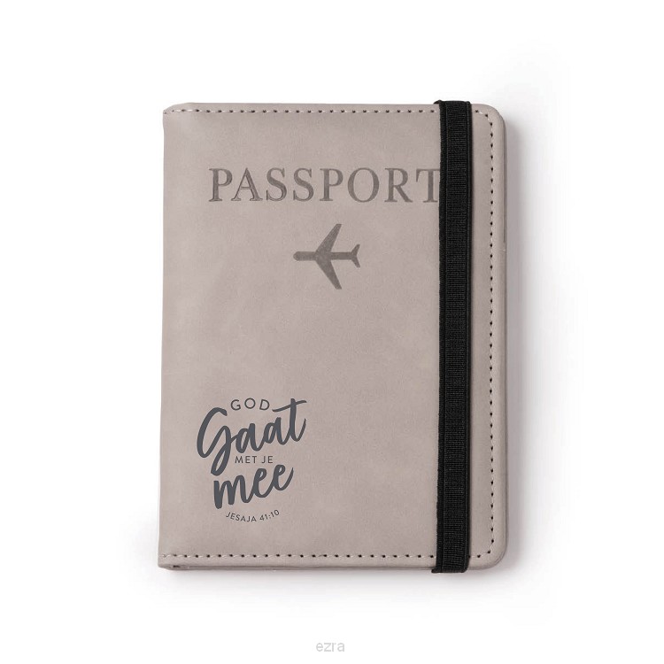 Paspoortmapje beige*