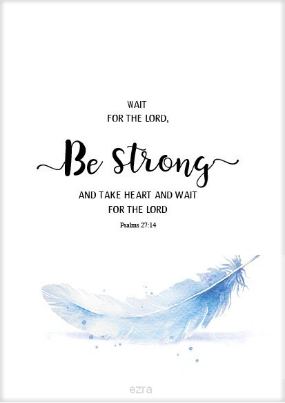Poster 50x70 be strong