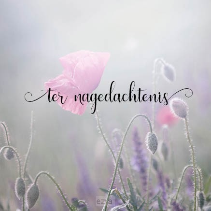 Kaart ter nagedachtenis