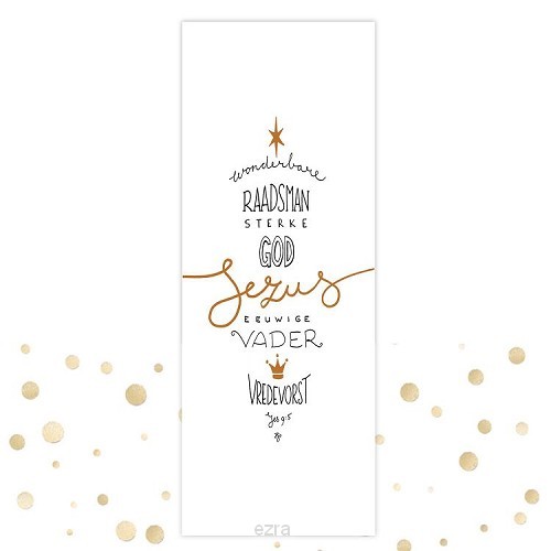 Boekenlegger Wonderbare Raadsman