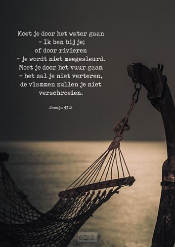 Moet je door het water gaan*