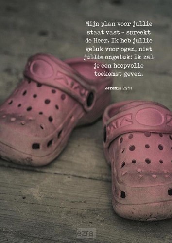 Mijn plan voor jullie staat vast*