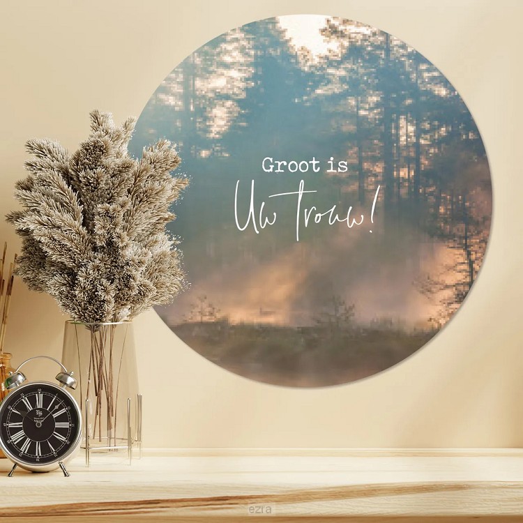 Muurcirkel 40cm Groot is uw trouw*