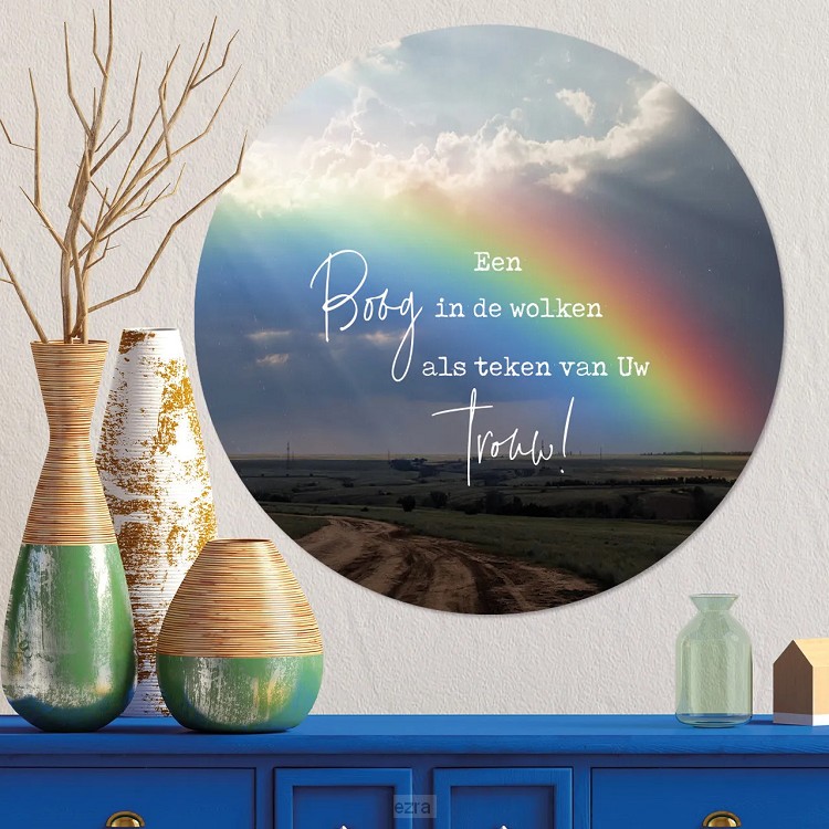 Muurcirkel 40cm Boog in de wolken*