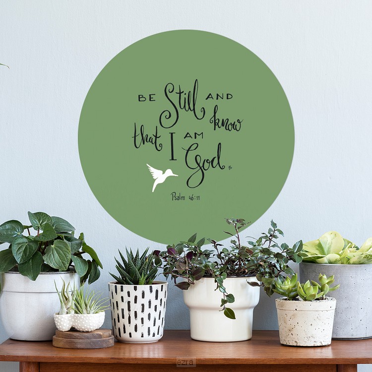 Muurcirkel be still and know