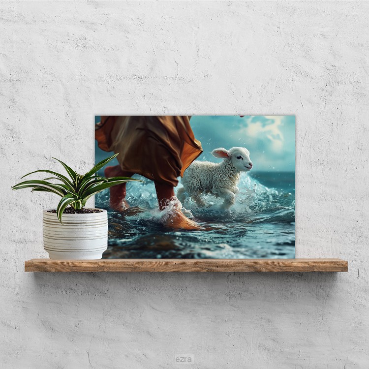 Plexiglas A4 ''Naast je lopen''*