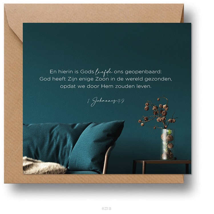 Cadeaubordje Gods liefde geopenbaard