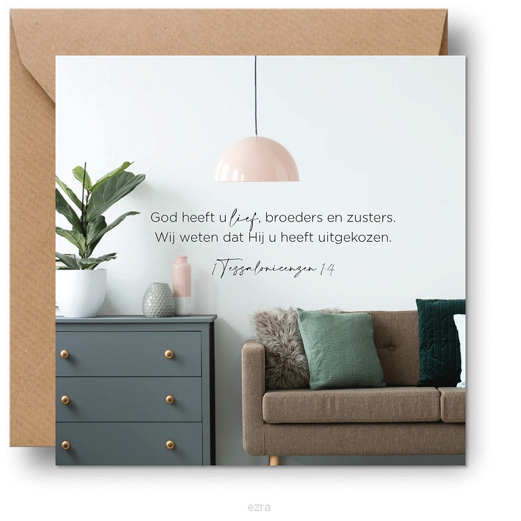 Cadeaubordje God heeft u lief