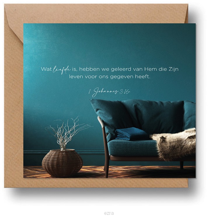 Cadeaubordje wat liefde is