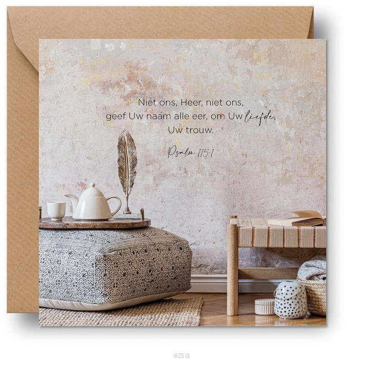 Cadeaubordje geef Uw naam alle eer