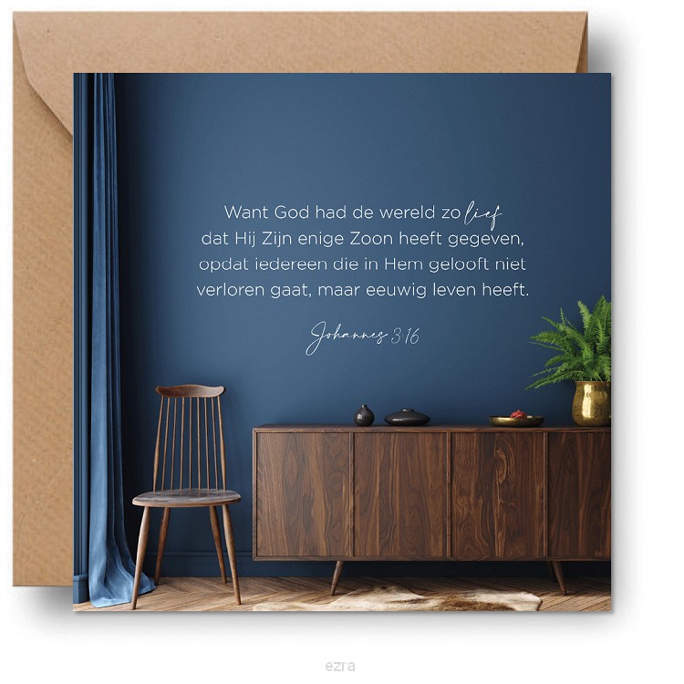 Cadeaubordje God had de wereld zo lief