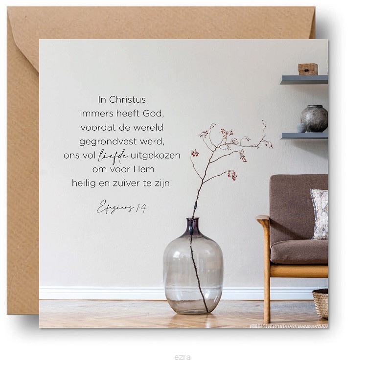 Cadeaubordje vol liefde uitgekozen