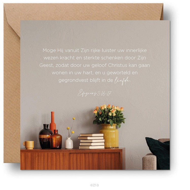 Cadeaubordje Zijn rijke luister