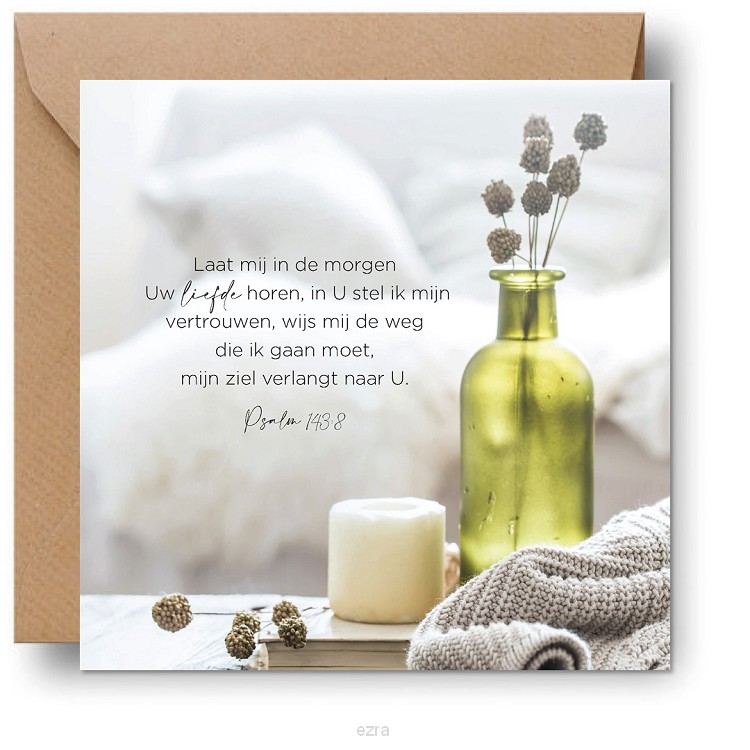 Cadeaubordje in de morgen Uw liefde hore