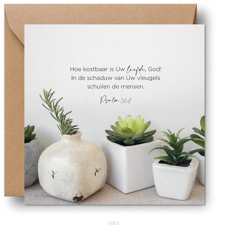 Cadeaubordje hoe kostbaar is Uw liefde